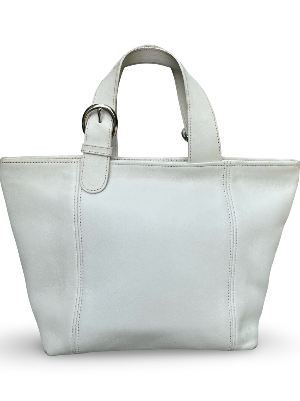 1996 Coach SoHo Waverly Bag in White and Silver - Picture 6 of 15
